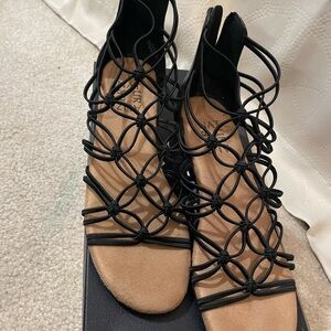 Stuart Weitzman Black Sandals